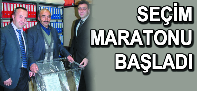 SEÇİM MARATONU BAŞLADI