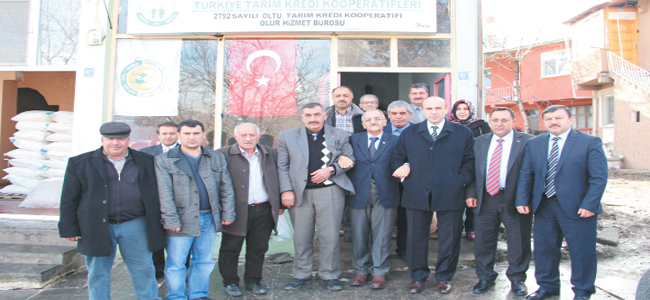 Tarım Kredi Kooperatifi  Olur Hizmet bürosu açıldı