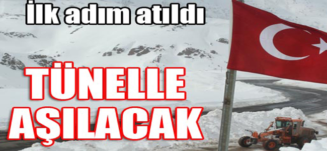 Tünelle aşılacak...