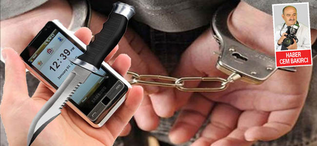 TEHDİTLİ CEP TELEFONU GASBINA 13 YIL 6 AY HAPİS CEZASI
