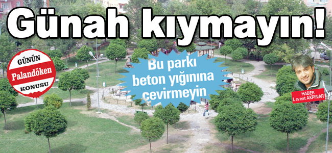 Park alanına sağlık ocağı yaptırılmasına mahalleli isyan etti