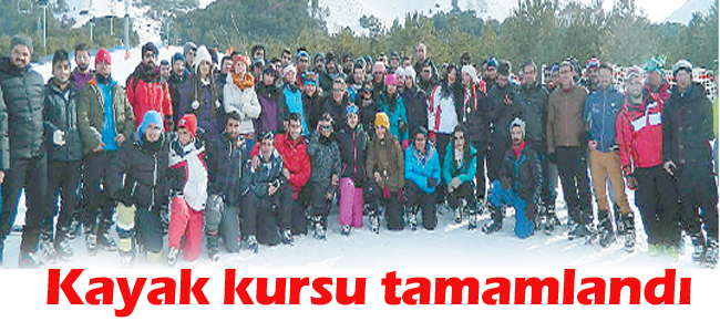 Kayak kursu tamamlandı