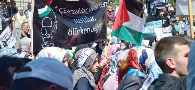 İsrail protesto edildi