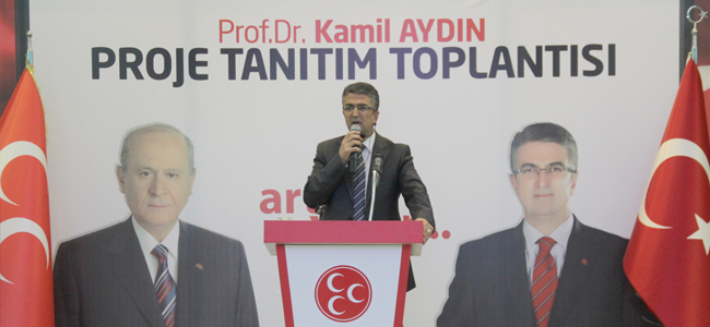 Kamil Aydın projelerini tanıttı