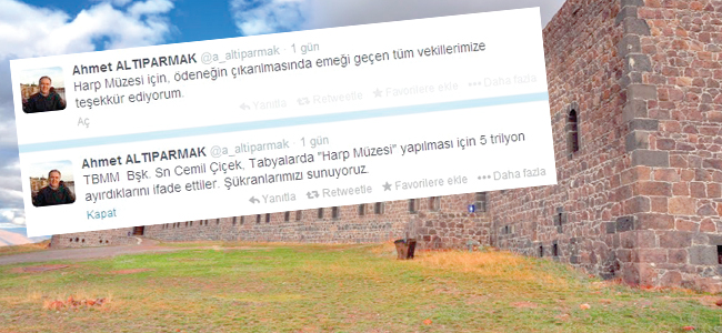 Harp Müzesi için 5 MİLYON TL