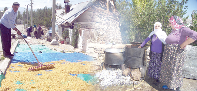 Yüzyıllardır devam eden gelenek: BULGUR kaynatma