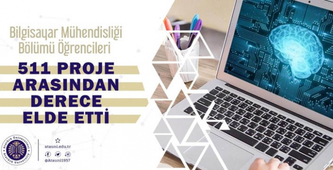 511 proje arasından derece elde ettiler