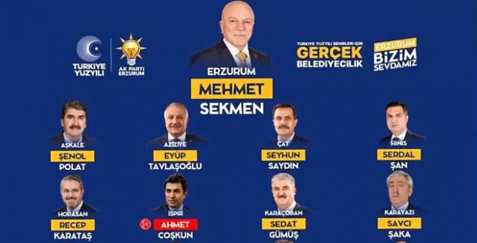 AK Parti’nin belediye başkan adayları belli oldu