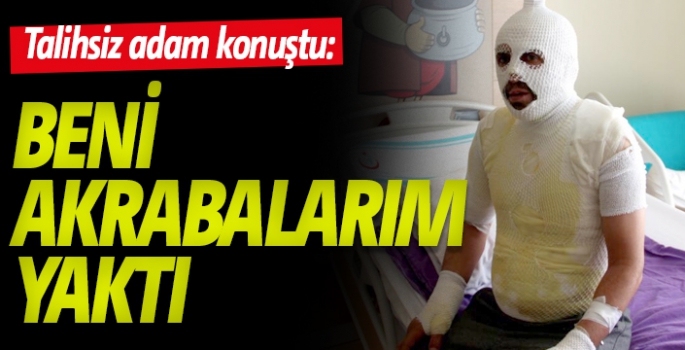 Akrabaları tarafından kaynar suyla yakıldığını iddia etti