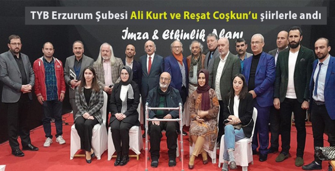 Ali Kurt ve Reşat Coşkun anısına şiir şöleni