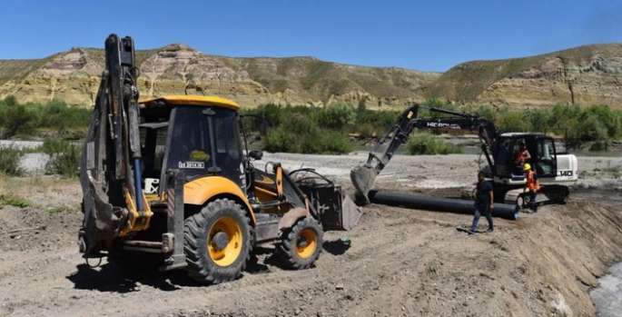 Aras Nehri’nden Horasan’a yeni su kaynağı