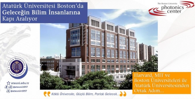 Atatürk Üniversitesi, Boston’da geleceğin bilim insanlarına kapı aralıyor