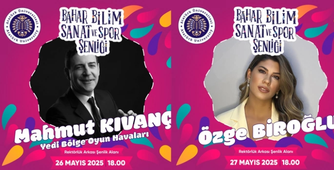 Atatürk Üniversitesi'nde bahar şenlikleri başlıyor