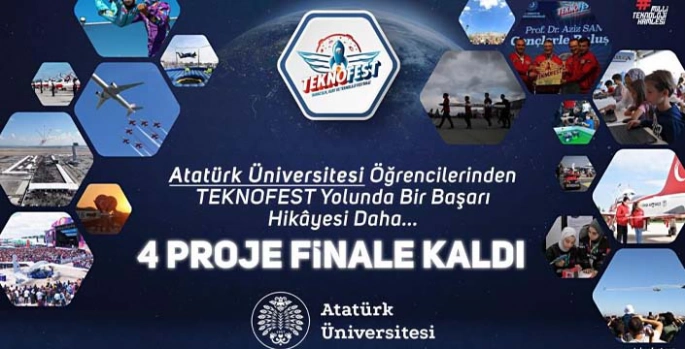 Atatürk Üniversitesi’nden TEKNOFEST başarısı