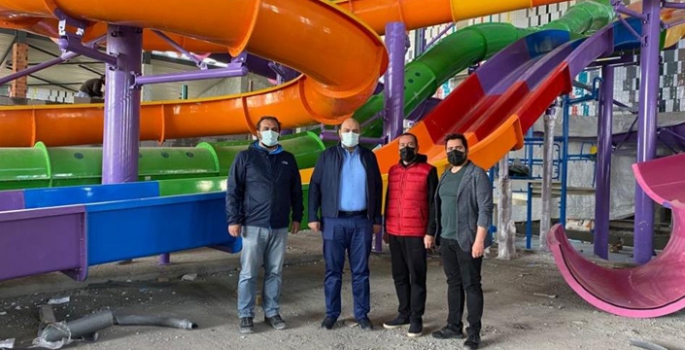 Aziziye Aqua Park göz kırpmaya başladı