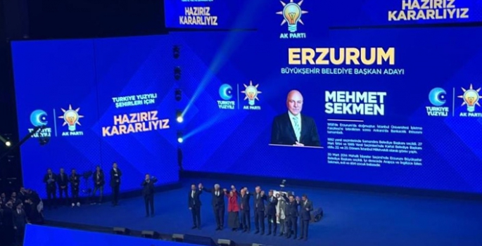Başkan Sekmen: Üçüncü dönemimiz Erzurum’un şahlanış vakti olacak