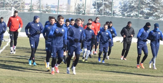 BB Erzurumspor Galatasaray hazırlıklarını sürdürdü