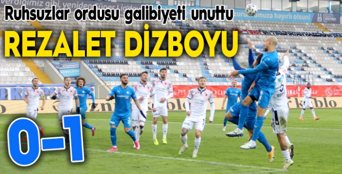 BB Erzurumspor galibiyeti unuttu: 0-1