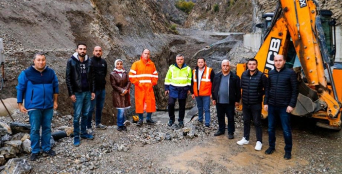Bölge Müdürü Yavuz, baraj inşaatlarını inceledi