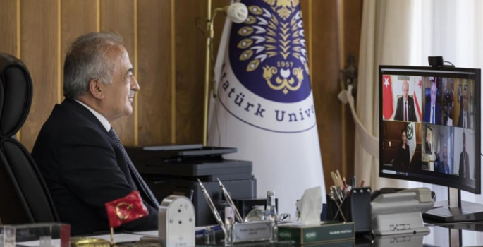Çomaklı, KKTC Cumhurbaşkanı Ersin Tatar ile görüştü