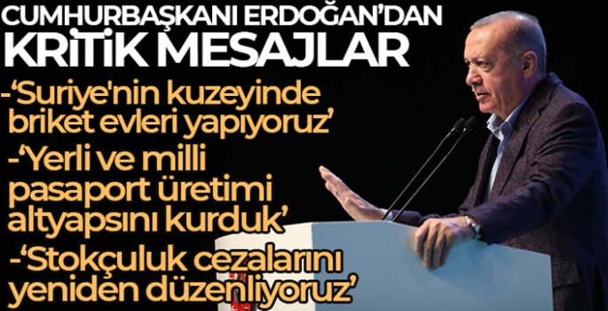 Cumhurbaşkanı Erdoğan: Bizden sonraki nesillere hak ettikleri Türkiye'yi bırakacağız