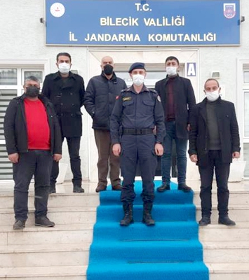 Dadaşlardan hemşerileri Teğmen Akyüz'e ziyaret