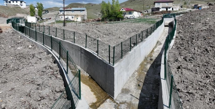 DSİ, Erzurum’da taşkın riskini azaltıyor