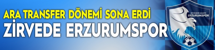 En çok transferi BB Erzurumspor yaptı