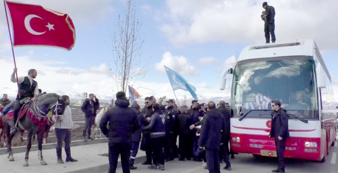 Erdoğan’a Erzurum’da yoğun ilgi