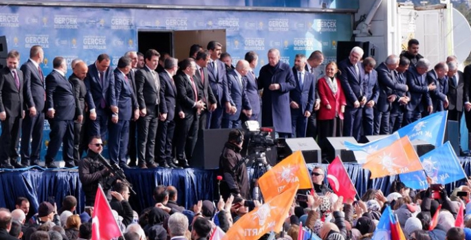 Erdoğan Erzurum’da Cumhur İttifakı adaylarını tanıttı