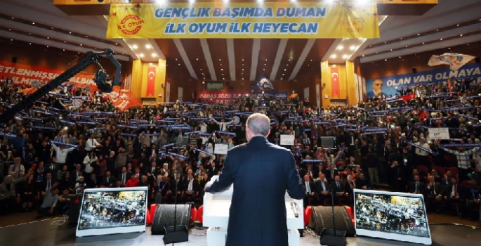 Erdoğan Erzurum’da gençlerle buluştu