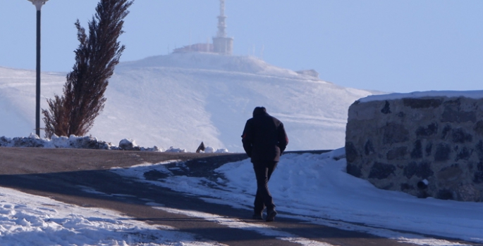 Erzurum 14 Şubat’ta en soğuk il oldu