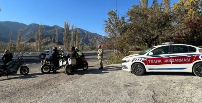 Erzurum’da 227 araç trafikten men!