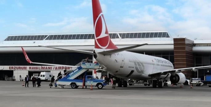 Erzurum’da 3 ayda 306 bin kişi uçtu