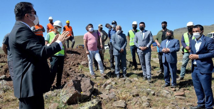 Erzurum’da 575 deprem konutunun temeli atıldı