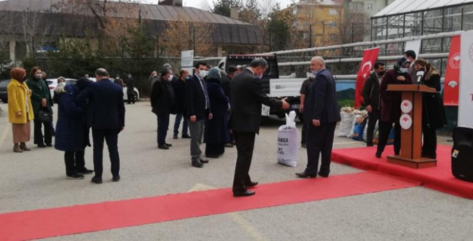 Erzurum’da çiftçiye tohum desteği