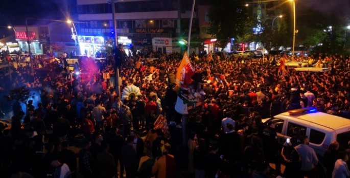 Erzurum’da Galatasaray coşkusu yaşandı