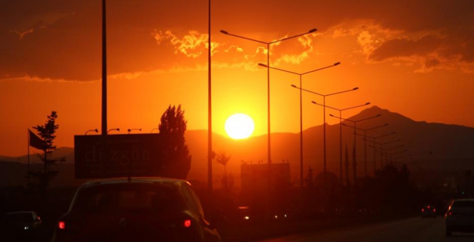 Erzurum’da gün batımı