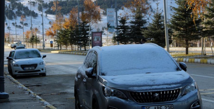 Erzurum’da hava sıcaklığı eksilere düştü