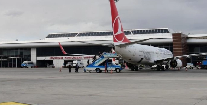 Erzurum’da ilk çeyrekte 601 bin 241 kişi uçtu