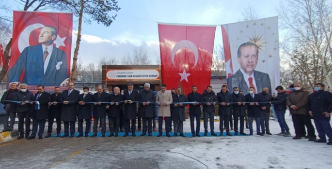 Erzurum’da Organize Sanayi Bölgesi Mesleki Eğitim Merkezi açıldı