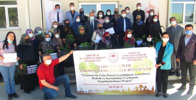 Erzurum’da sebze yetiştiriciliğine kadın eli değecek