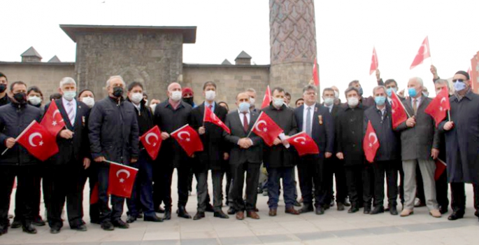 Erzurum’da STK’lardan 104 amirale tepki