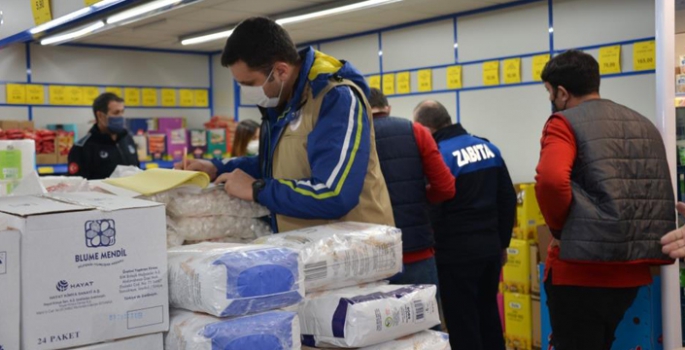 Erzurum’da ‘stokçuluk’ ve ‘fahiş fiyat’ denetimi