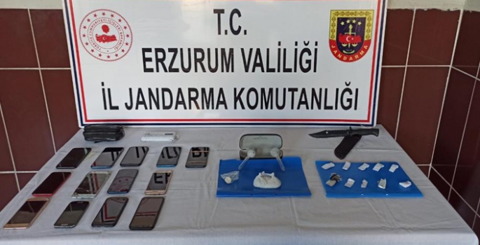 Erzurum’da uyuşturucu operasyonu