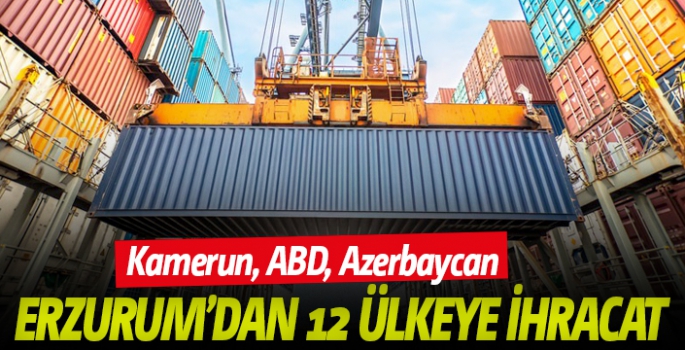 Erzurum’dan 12 ülkeye ihracat