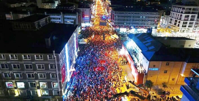 Erzurum’dan 15 Temmuz mesajları