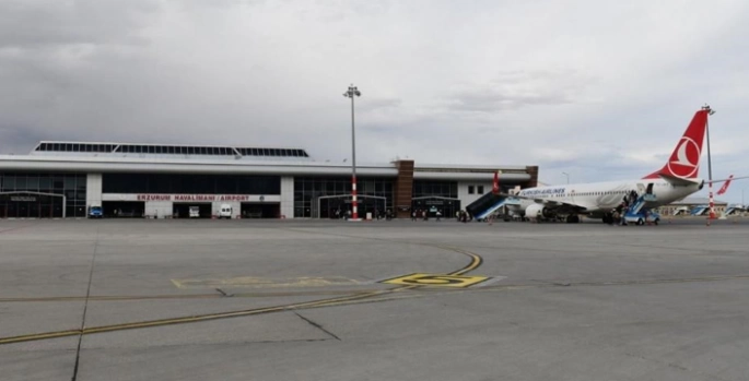 Erzurum Havalimanı’nda 7 ayda 713 bin yolcu uçtu