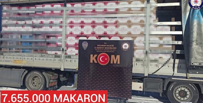 Erzurum merkezli 3 ilde sigara kaçakçılığı operasyonu