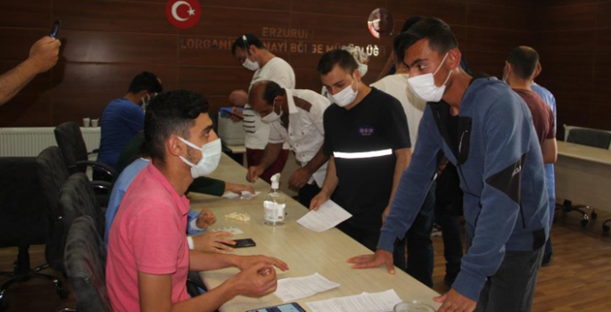 Erzurum OSM’de yerinde aşı uygulamasına başlandı